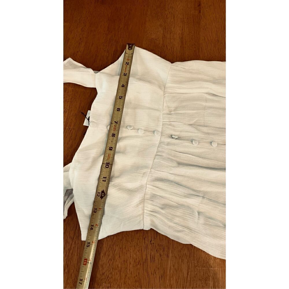 BB Dakota Ready Yacht Dress White Gauze Womens Dress Womens SZ XS New - Picture 13 of 15
